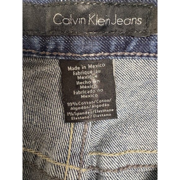 Calvin Klein Womens Bootcut Jeans Size 32/14 Blue Denim 30” Inseam - Picture 3 of 8